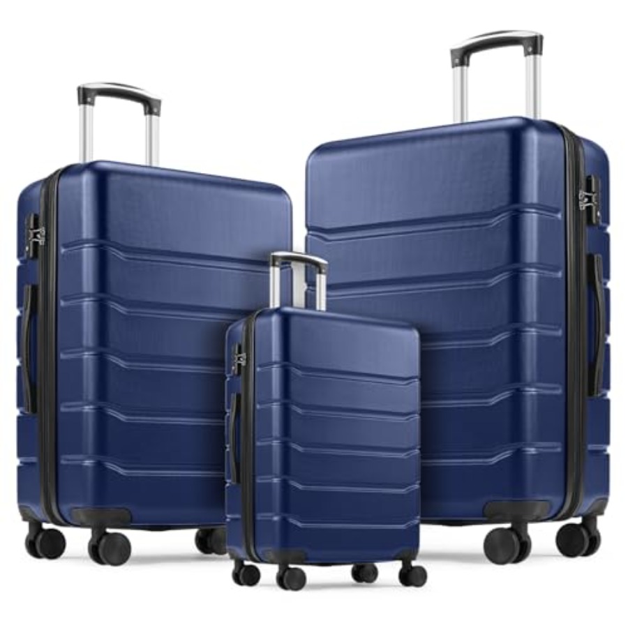 Expandable Hard Shell Luggage Set - Набор из 3 предметов для путешествий: