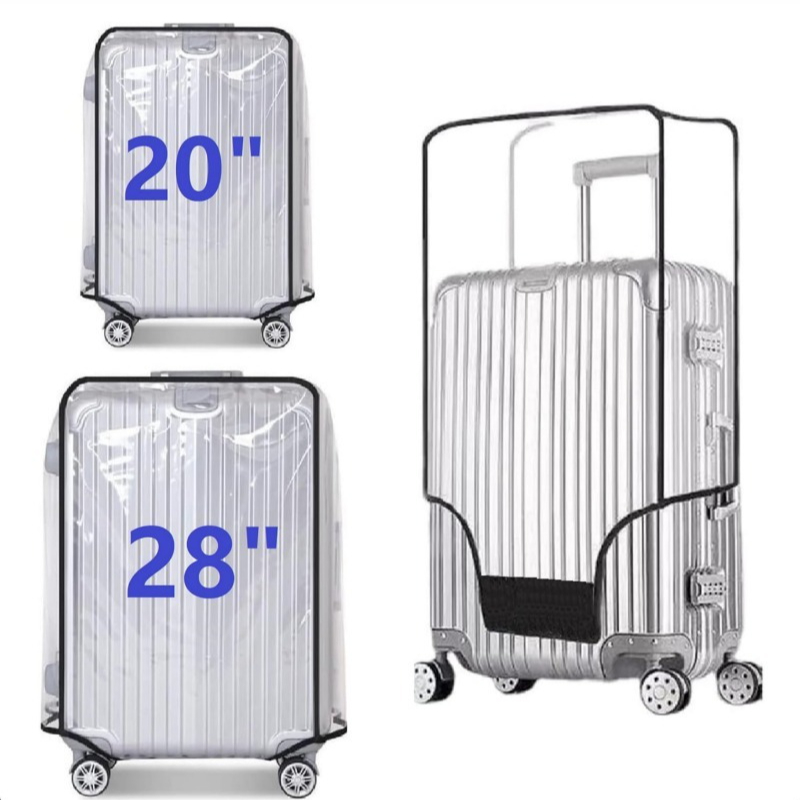 Luggage Protective Cover Transparent - Водонепроницаемый пылезащитный чехол на колесиках, прозрачный