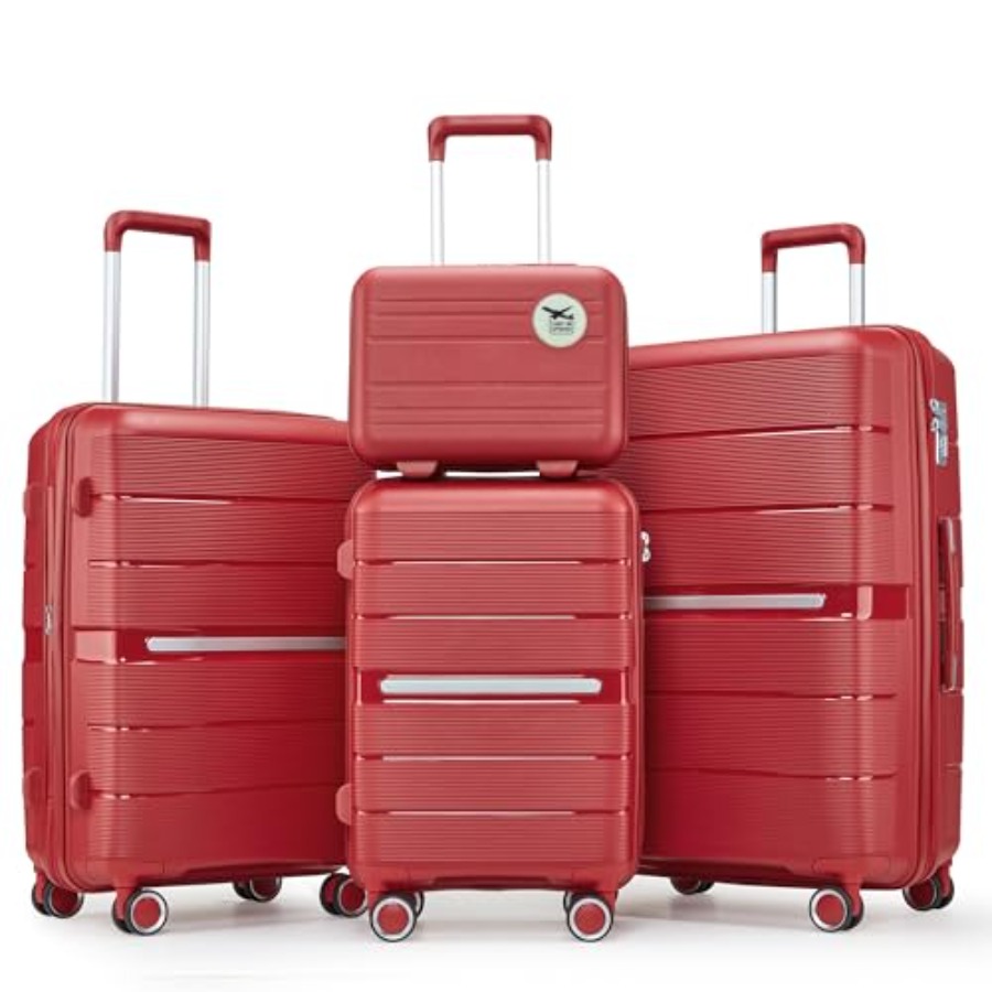 Expandable Hard Shell Luggage Set - Набор чемоданов из 4 предметов, расширяемый,