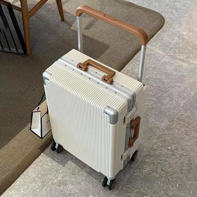 Aluminum Frame Carry On Luggage - Новый широкий чемодан на колесах с