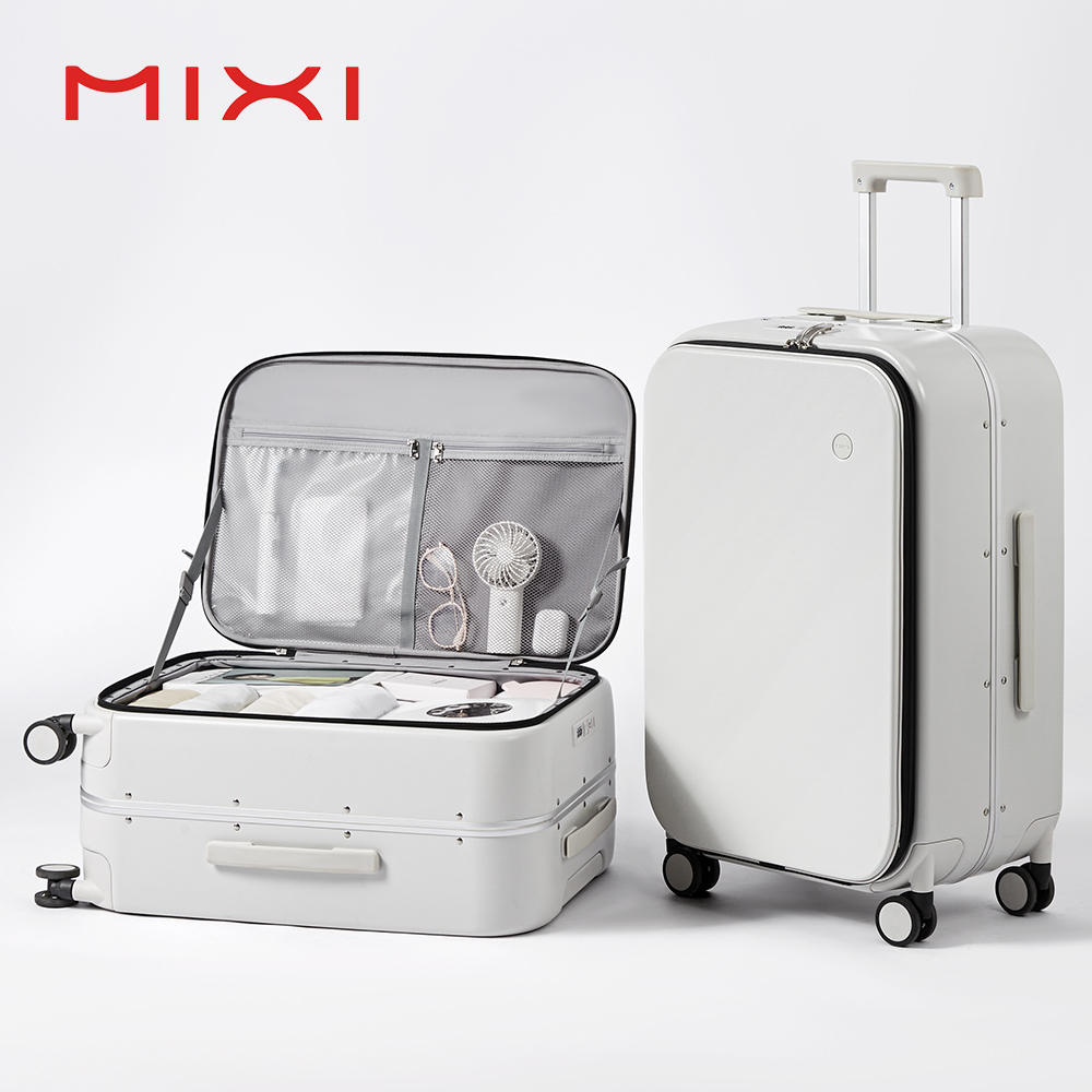 Aluminum Frame Carry On Luggage - Mixi новый чемодан с алюминиевой рамой