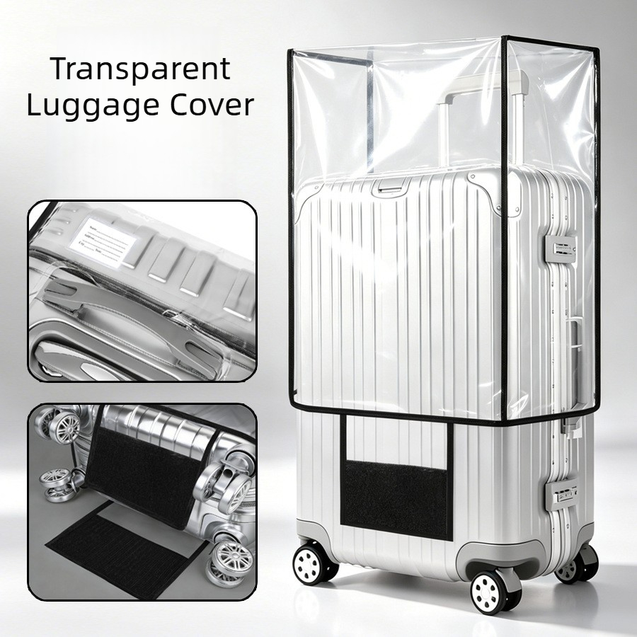 Luggage Protective Cover Transparent - Прозрачный чехол для багажа из ПВХ