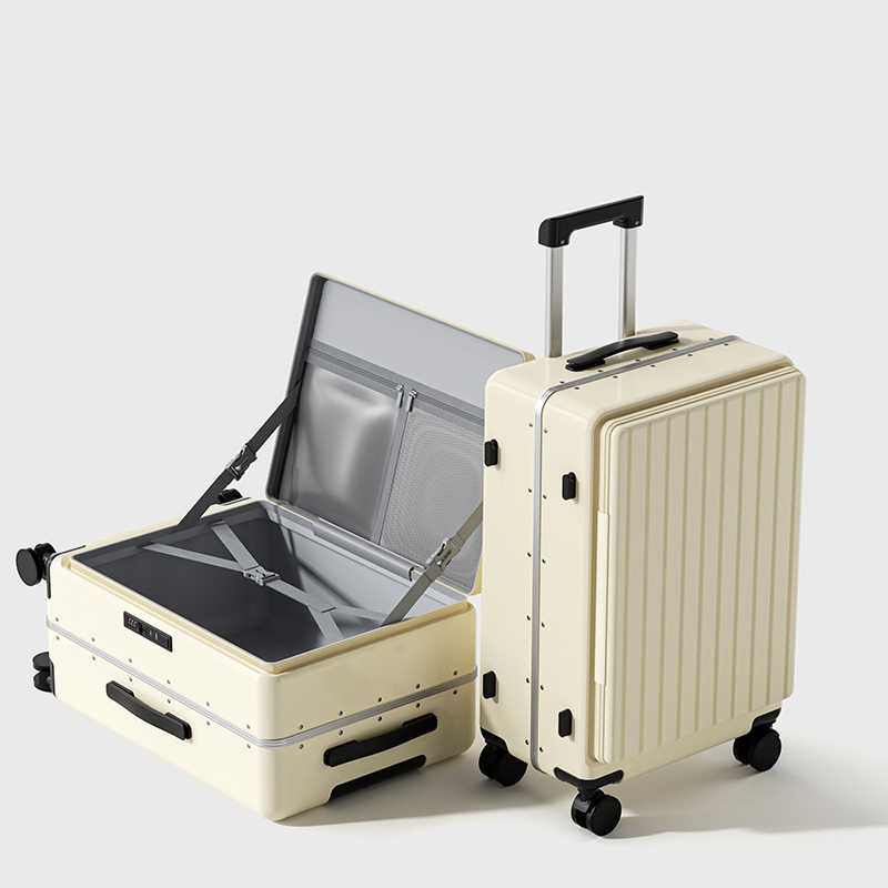 Aluminum Frame Carry On Luggage - Чемодан с боковым отверстием, новинка 2025
