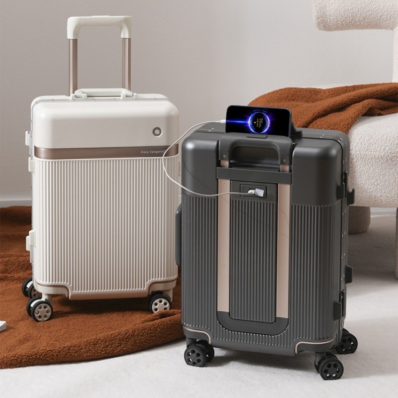 20/22/24/26 Дюймовый дорожный  – обзор и цена Aluminum Frame Carry On Luggage