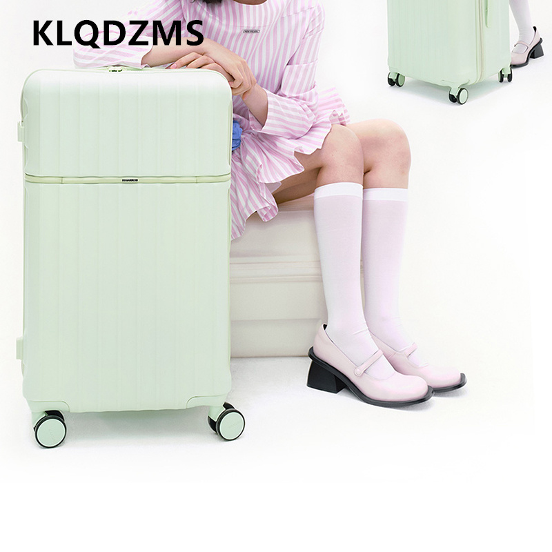 KLQDZMS чемодан на колесиках,  – обзор и цена Spinner Wheel Rolling Suitcase 20 Inch