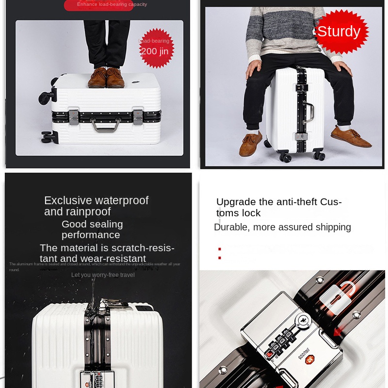 Чемоданы с алюминиевой рамой д – обзор и цена Spinner Wheel Rolling Suitcase 20 Inch