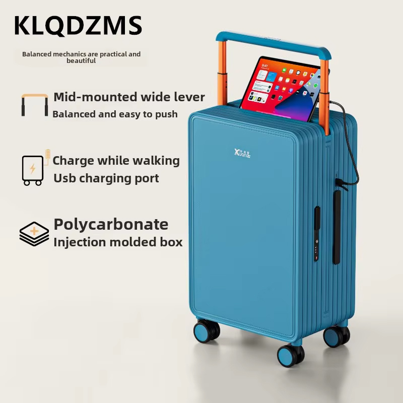 KLQDZMS Чемодан ABS + ПК Посад – обзор и цена Spinner Wheel Rolling Suitcase 20 Inch