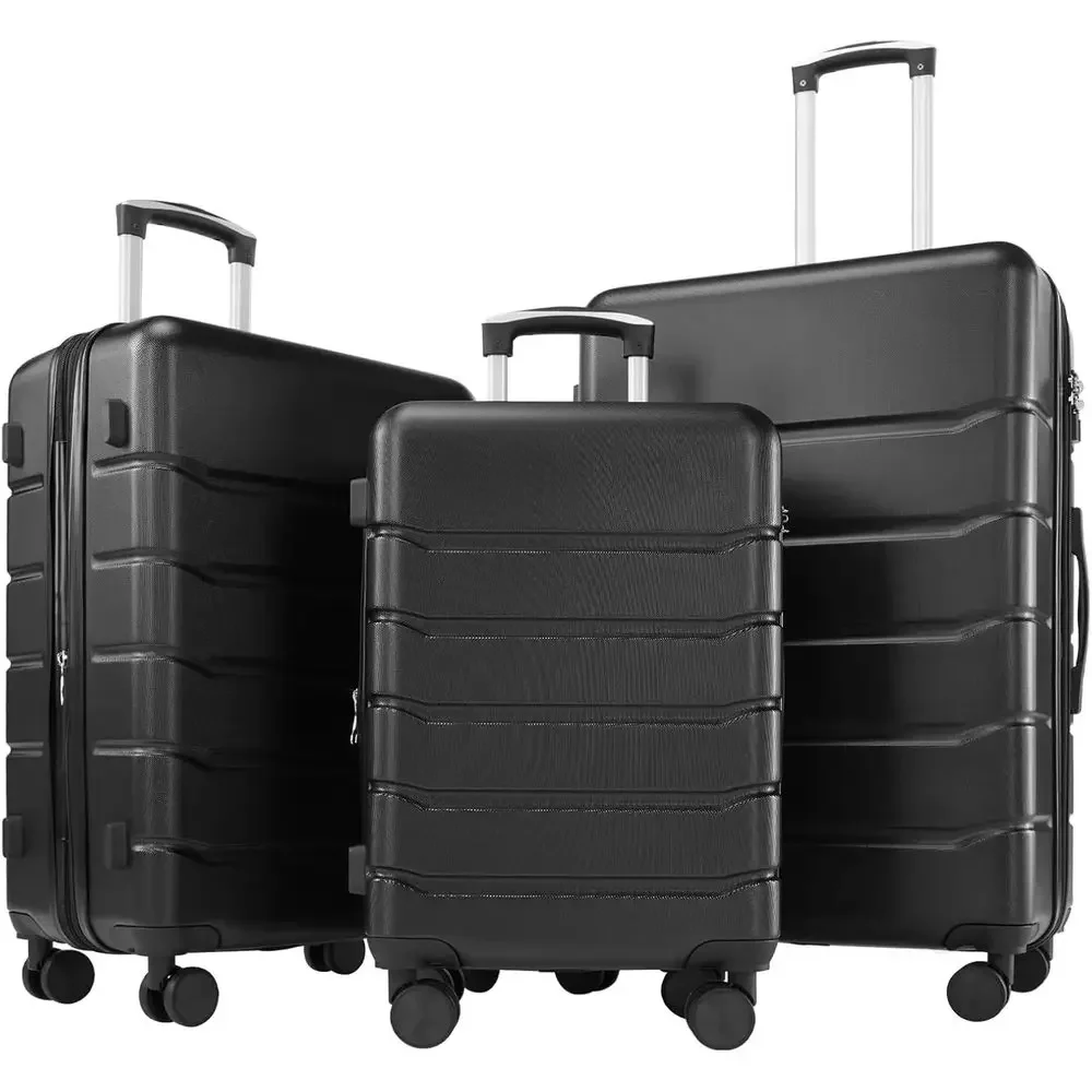 Набор из 3-х чемоданов с жестк – обзор и цена Expandable Hard Shell Luggage Set