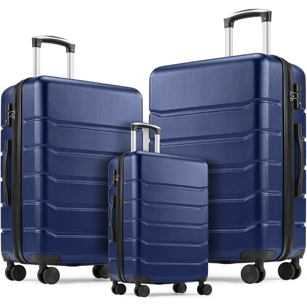 Набор из 3-х чемоданов с жестк – обзор и цена Expandable Hard Shell Luggage Set