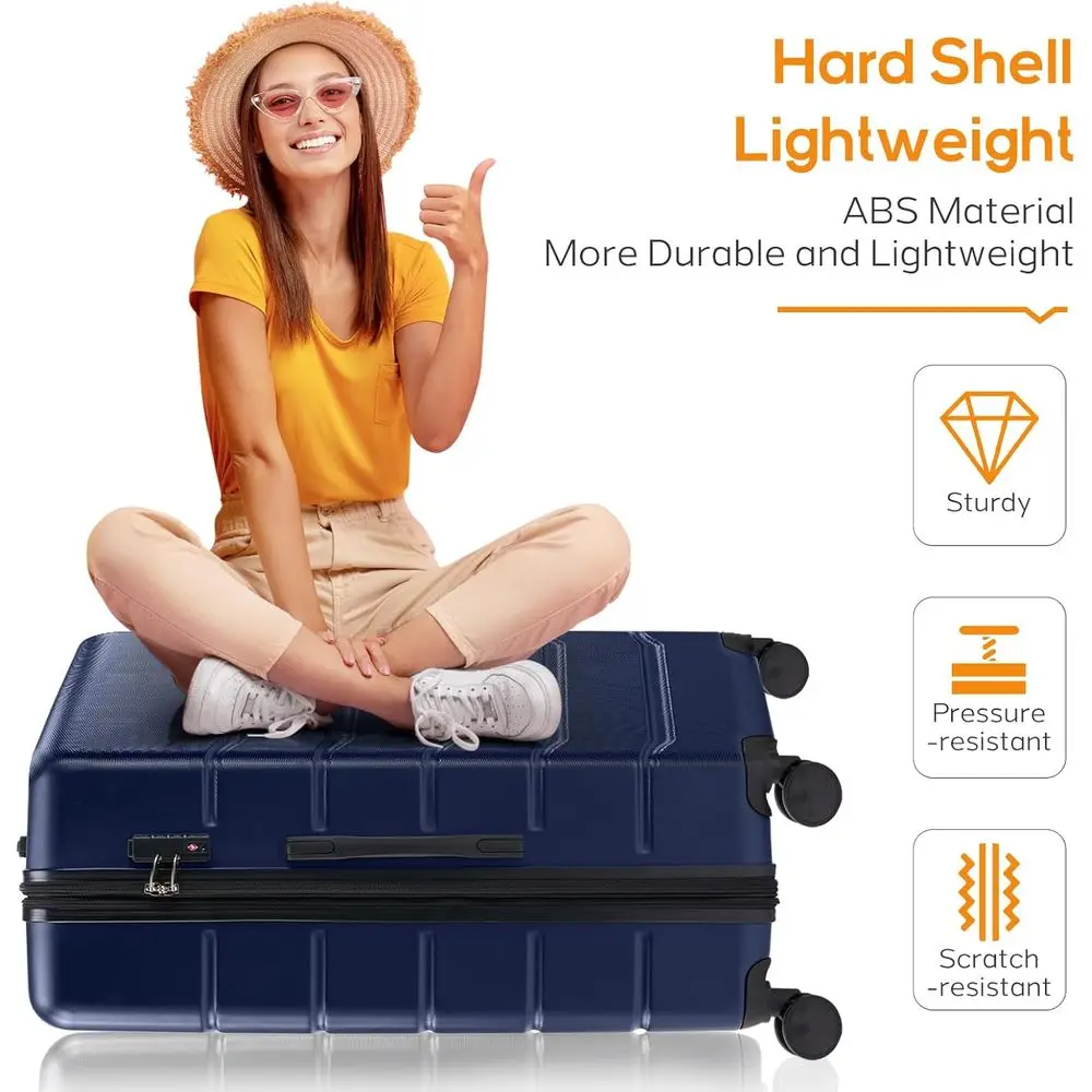 Набор из 3-х чемоданов с жестк – обзор и цена Expandable Hard Shell Luggage Set