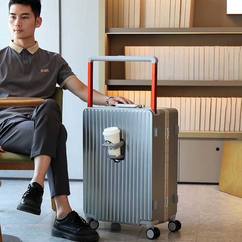 Новый чемодан с широкой ручкой – обзор и цена Spinner Wheel Rolling Suitcase 20 Inch