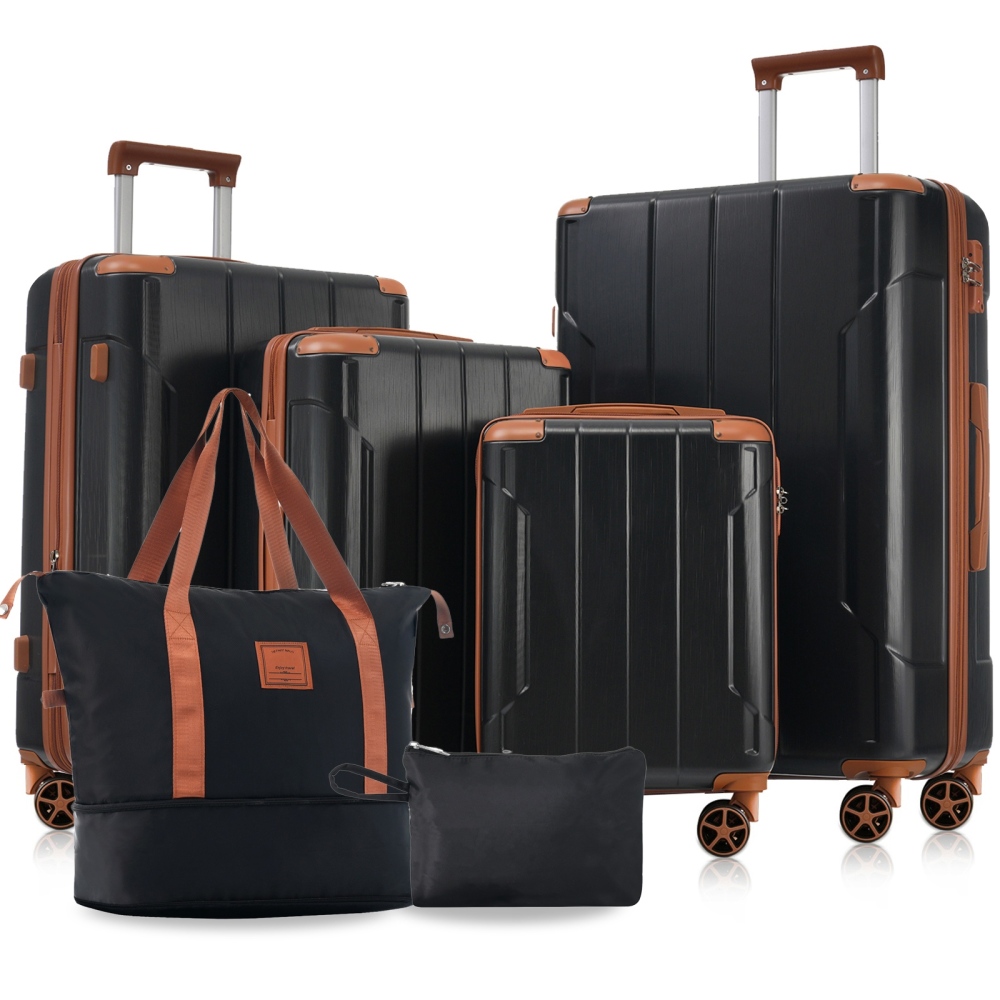 Набор чемоданов из 6 предметов – обзор и цена Expandable Hard Shell Luggage Set
