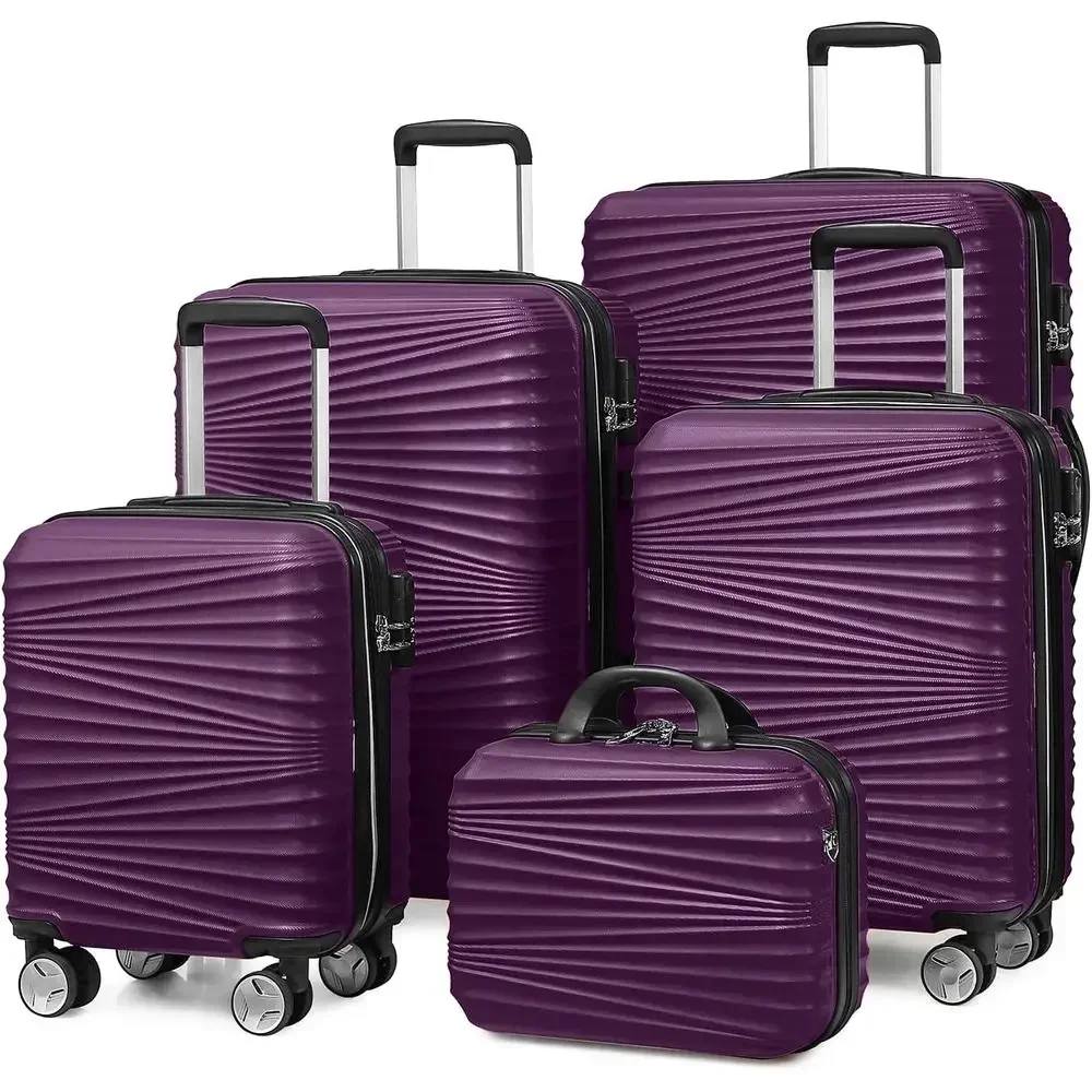 Набор из 5 предметов: легкие ч – обзор и цена Expandable Hard Shell Luggage Set