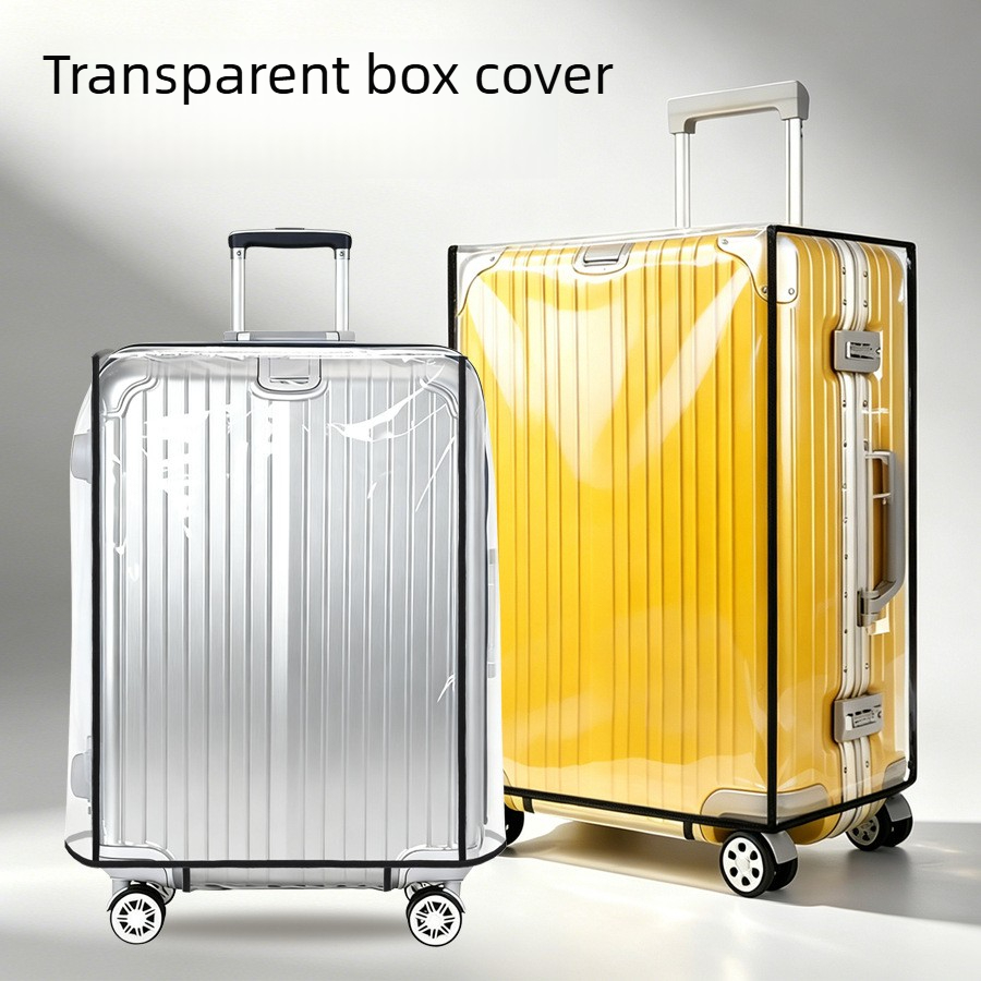 Прозрачный чехол для багажа из – обзор и цена Luggage Protective Cover Transparent