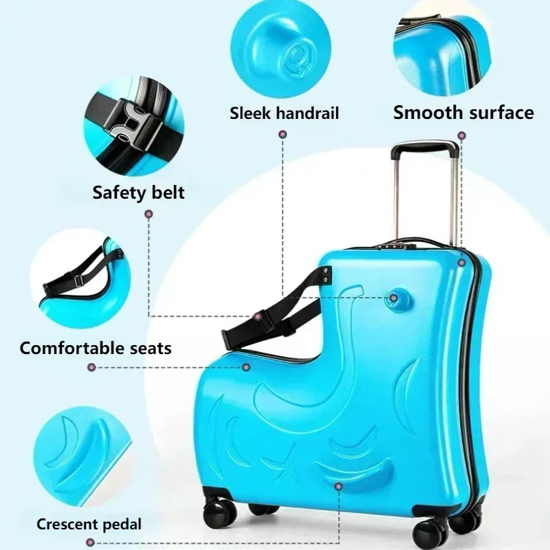 Детский чемодан-самокат с коле – обзор и цена Kids Ride On Suitcase Scooter