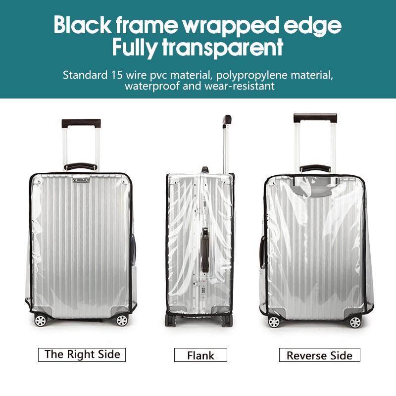 Горячая распродажа! Прозрачный – обзор и цена Luggage Protective Cover Transparent