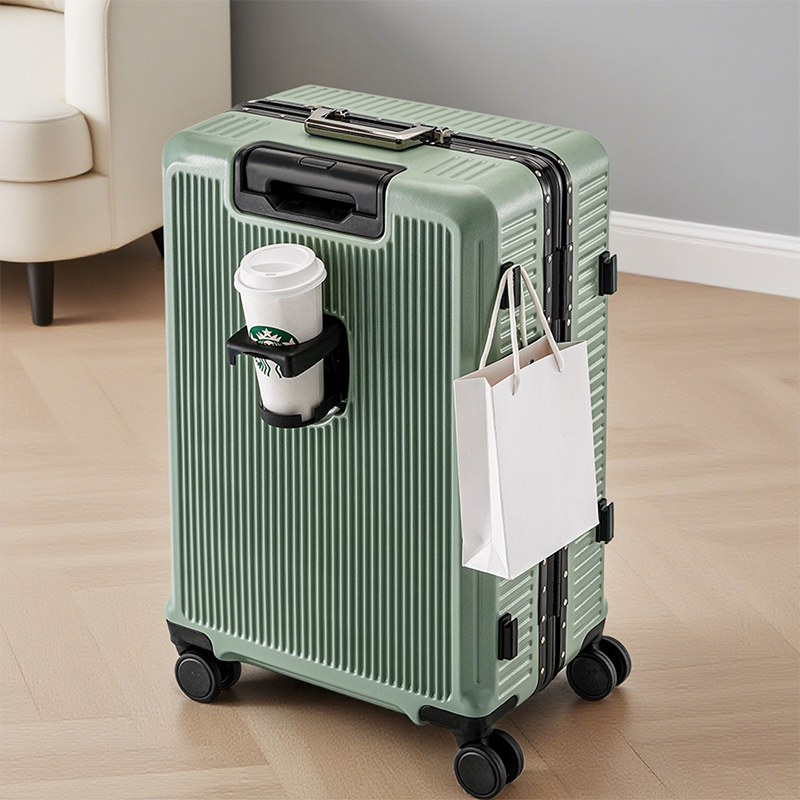 Чемодан с паролем в алюминиево – обзор и цена Aluminum Frame Carry On Luggage