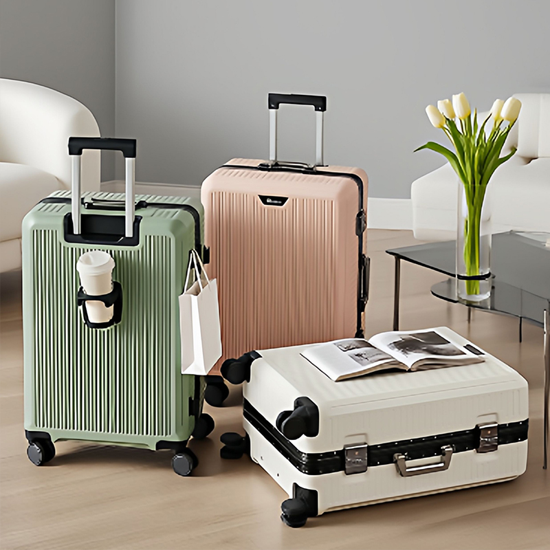Чемодан с паролем в алюминиево – обзор и цена Aluminum Frame Carry On Luggage